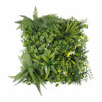 ECOOPTS 20"x20" Faux Ivy Privacy Fence Screen Artificial Boxwood Panels Topiary Hedge Plants for Indoor Outdoor Decoration, #3 Mixed Leaves, 20 Packs