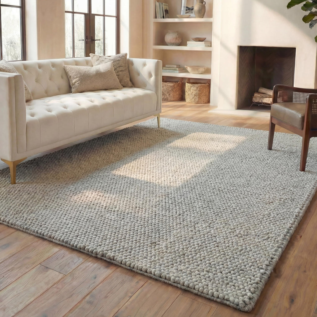 SAFAVIEH Natura Runner Rug 2x6 Wool Knotted, Beige NAT620B