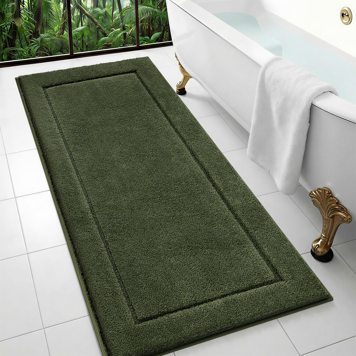 Extra Soft Bathroom Rug 30" x 60", Bath Mat, Shower Runner Rug