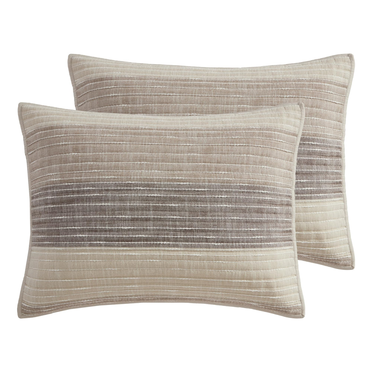 Levtex Home Sand Stripes Blue Queen Duvet Cover Set (90x94in) with 2 Pillowcases (26x20in) - Woven Jacquard Stripe - Blue, Grey, White - Cotton Queen Size Duvet Cover Set - Soft, Pre-Washed
