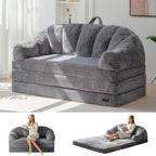 MAXYOYO Folding Sofa Bed, 2 in 1 Convertible Sofa to Lounger