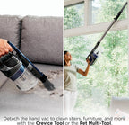 Shark Pet Cordless Stick Vacuum, 40-Min Runtime, Lightweight, Grey, IX141
