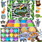 Bath Bombs for Kids with Surprise Inside, 12 Bubble Bath Fizzies with Toys