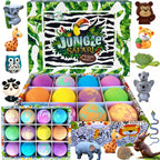 Bath Bombs for Kids with Surprise Inside, 12 Bubble Bath Fizzies with Toys