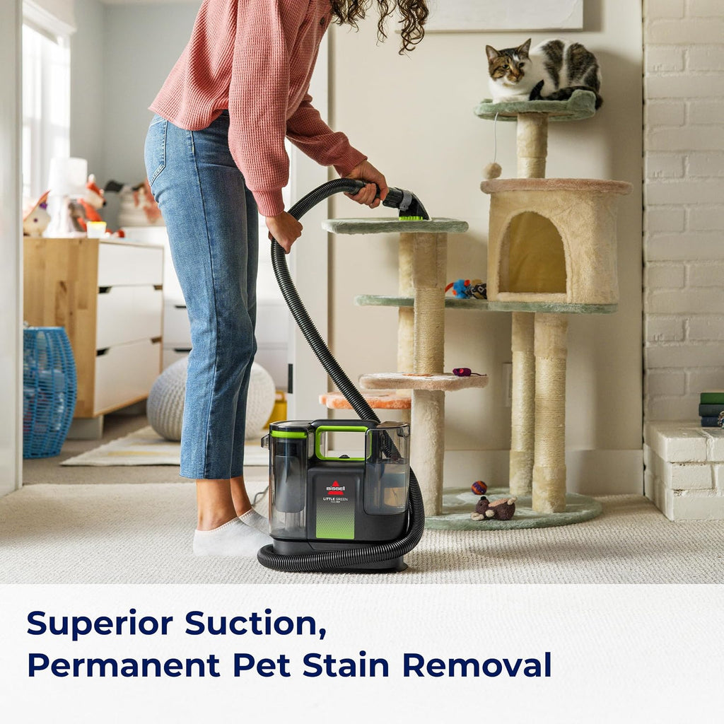 BISSELL Little Green Max Pet Portable Carpet Cleaner, 3860