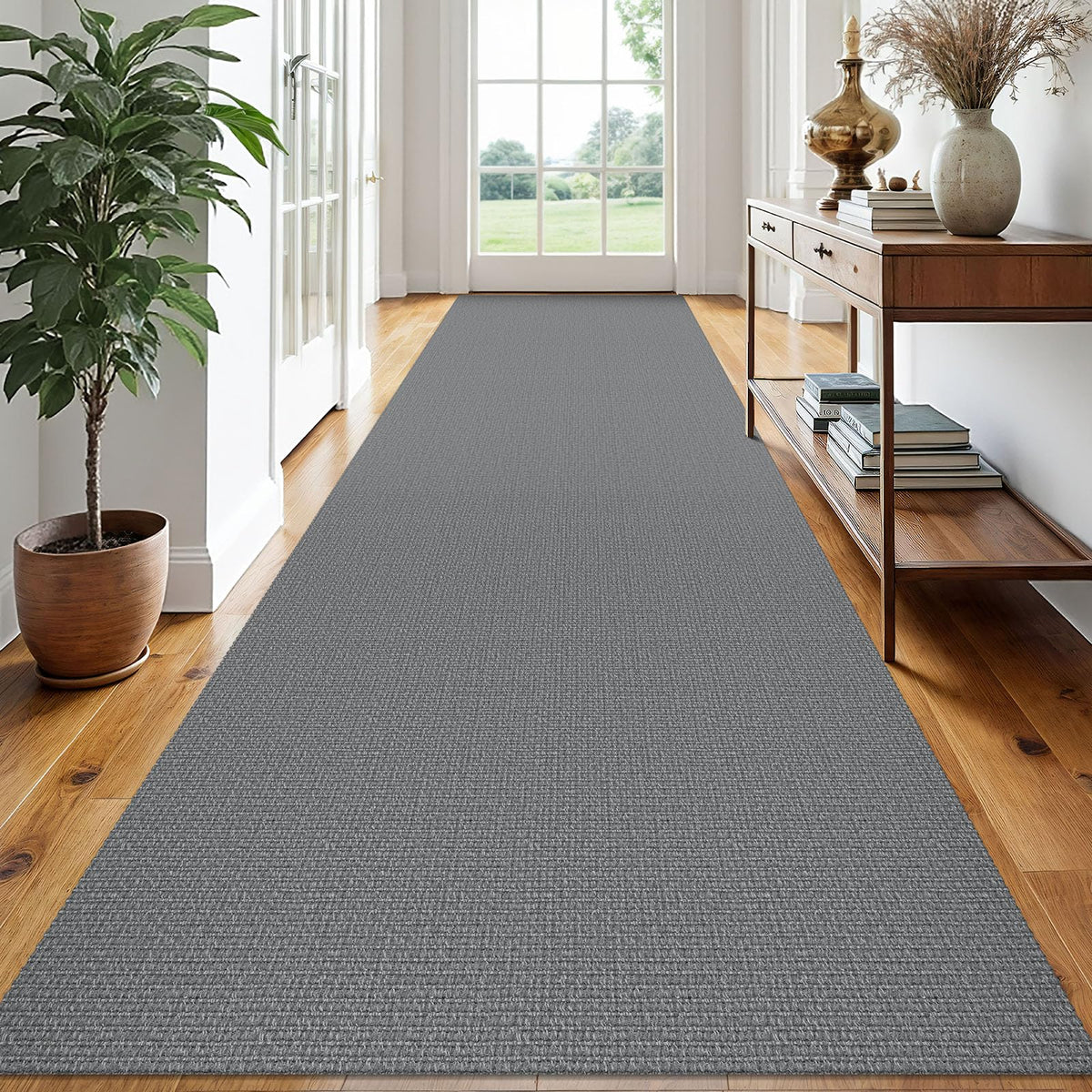 EARTHALL Washable Area Rug, Non Slip Living Room Rug, 5x7 Ft, Sand/Beige