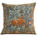 William Morris Birds Face to Face II Tapestry Throw Pillow Cover 19 x 19 in