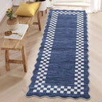 GarveeHome 5x7 Washable Area Rug Checkered Rug for Bedroom Living Room