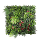 ECOOPTS 40"x40" Faux Ivy Privacy Fence Screen Artificial Boxwood Panels Topiary Hedge Plants for Indoor Outdoor Decoration, 9 Mixed Leave, 3 Packs