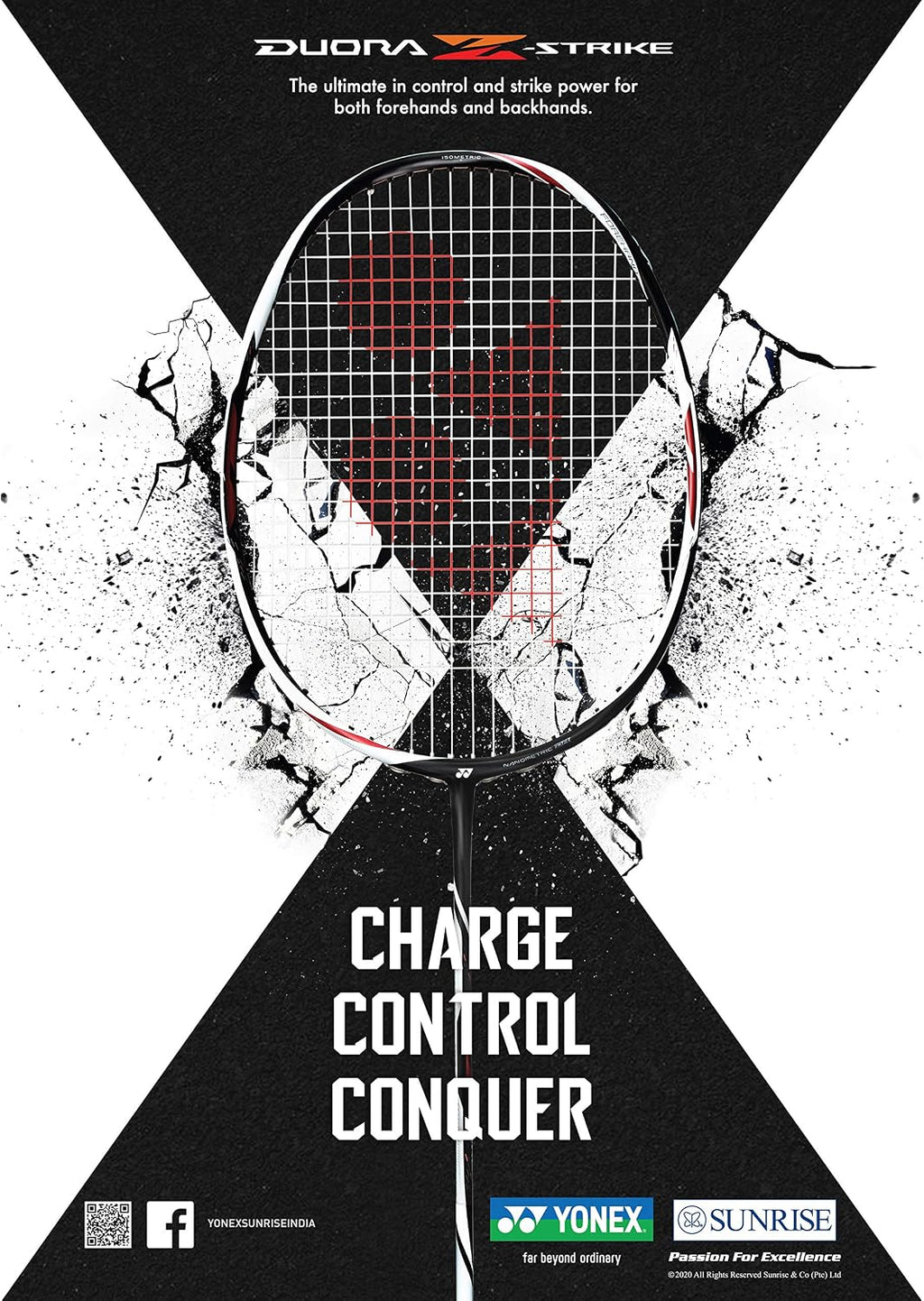 Yonex Badminton Racket- Duora Z- Strike