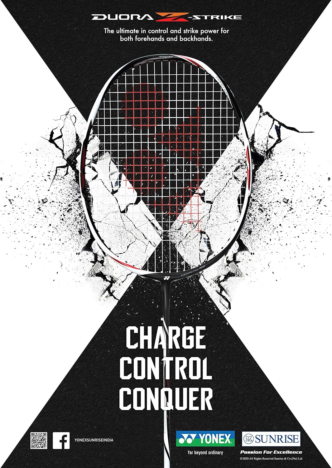 Yonex Badminton Racket- Duora Z- Strike