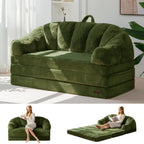 MAXYOYO Folding Sofa Bed, 2 in 1 Convertible Sofa to Lounger