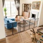 FXW Dog Gate, Extra Wide Adjustable for Openings Up to 165", 32" H