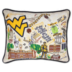 Catstudio Texas A&M Aggies Hand Embroidered Throw Pillow