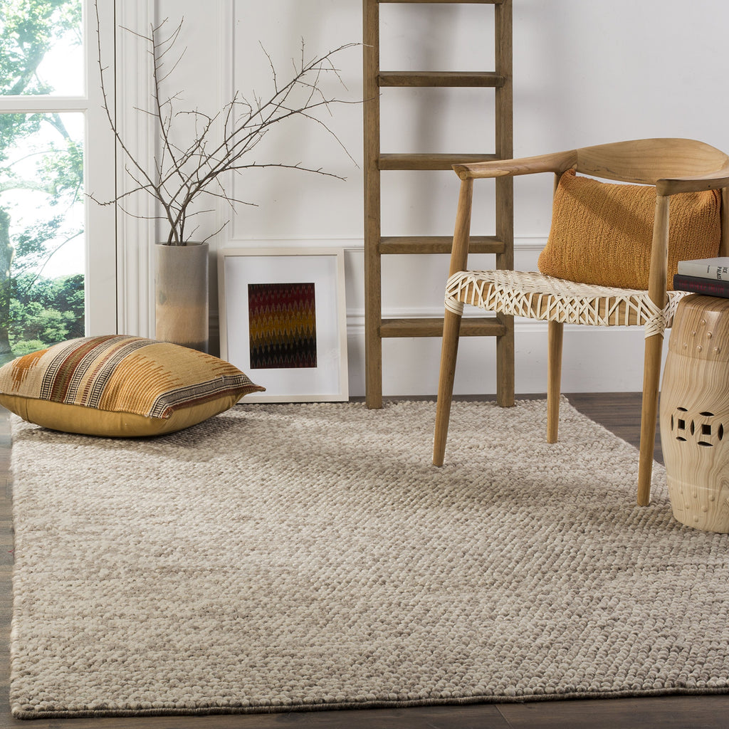 SAFAVIEH Natura Runner Rug 2x6 Wool Knotted, Beige NAT620B