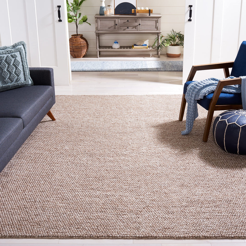 SAFAVIEH Natura Runner Rug 2x6 Wool Knotted, Beige NAT620B