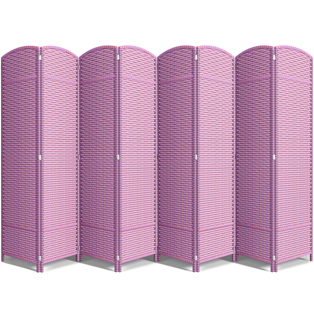 Sorbus Foldable Room Divider, Mesh Privacy Screen (6 Panel, Black)