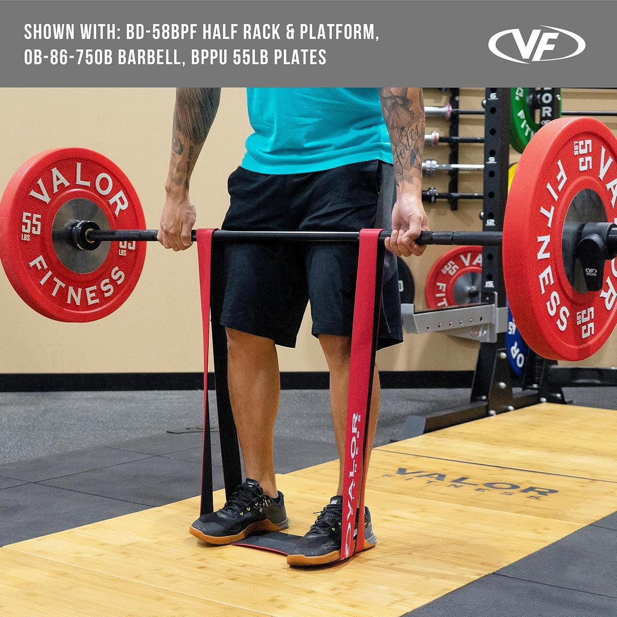 Valor Fitness Premium Resistance Bands Set - Perfect for Pull Ups, Squats, Deadlifts, Bench Press, and Full-Body Workouts - Sizes XS to XXL