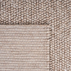 SAFAVIEH Natura Runner Rug 2x6 Wool Knotted, Beige NAT620B