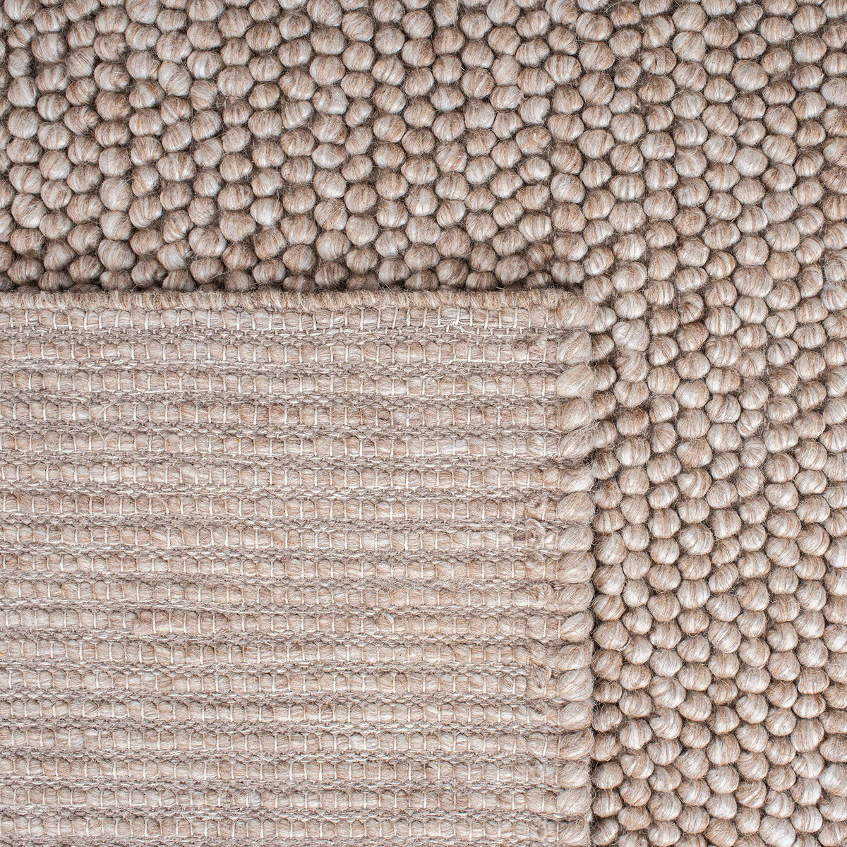 SAFAVIEH Natura Runner Rug 2x6 Wool Knotted, Beige NAT620B